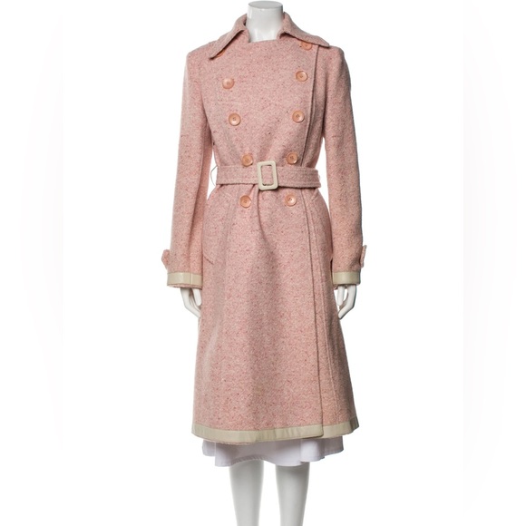 Mackage Wool Double Breasted Trench Coat - Picture 1 of 12